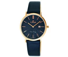 G.Rossi Laikrodis vyrams G. ROSSI - 10853A - SLIM (zg184h) + dėžutė