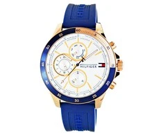 TOMMY HILFIGER VYRIŠKAS LAIKRODIS Bank 1791778 (zf064a) + DĖŽUTĖ