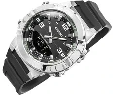 Casio Laikrodis AMW-870-1AVDF Juodas, Vyrams