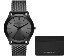Vyriškas laikrodis + Dėklas na karty MICHAEL KORS MK1085SET + BOX