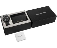Vyriškas laikrodis + Dėklas na karty MICHAEL KORS MK1085SET + BOX