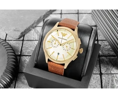 Laikrodis Emporio Armani Męski Dario + box (AR11714)