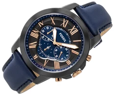Vyriškas laikrodis FOSSIL Grant Leather FS5061 + BOX