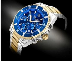 Vyriškas laikrodis Giewont Chronograph Sapphire Multicolor GW3970-B5