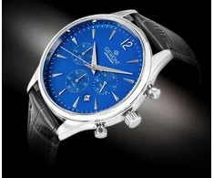 Vyriškas laikrodis Giewont Chronograph Sapphire Juodai Mėlyna GW6310-A3