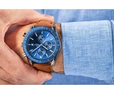Vyriškas laikrodis Giewont Chronograph Sapphire Ruda Mėlyna GW8720-A2