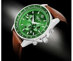 Vyriškas laikrodis Giewont Chronograph Sapphire Ruda Žalias GW3520-A6