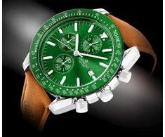 Vyriškas laikrodis Giewont Chronograph Sapphire Ruda Žalias GW8720-A3