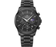 Vyriškas laikrodis Giewont Chronograph Sapphire Juodas GW9460-B1