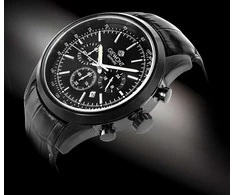 Vyriškas laikrodis Giewont Chronograph safyrinis juodas GW7650-A4