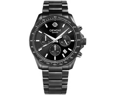 Vyriškas laikrodis Giewont Chronograph Sapphire Juodas GW3520-B1