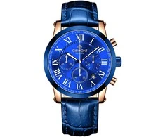 Vyriškas laikrodis Giewont Chronograph Sapphire Miedziano Mėlyna GW6260-A5