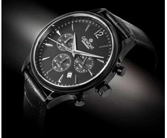 Vyriškas laikrodis Giewont Chronograph Sapphire Juodas GW6310-A1