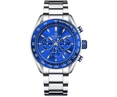 Vyriškas laikrodis Giewont Chronograph Sapphire Sidabrinė Mėlyna GW9580-B3