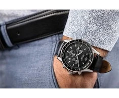 Vyriškas laikrodis Giewont Chronograph Sapphire Juodas GW3520-A4
