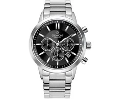 Vyriškas laikrodis Giewont Chronograph Sapphire Sidabrinė Juodas GW8510-B1