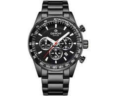 Vyriškas laikrodis Giewont Chronograph Sapphire Juodas GW9140-B2