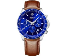 Vyriškas laikrodis Giewont Chronograph Sapphire Ruda Mėlyna GW3520-A5