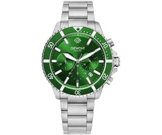 Vyriškas laikrodis Giewont Chronograph Sapphire Sidabrinė Žalias GW3970-B8