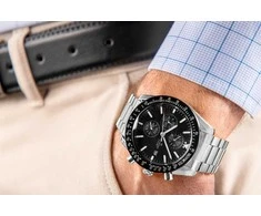 Vyriškas laikrodis Giewont Chronograph Sapphire Sidabrinė Juodas GW8720-B2