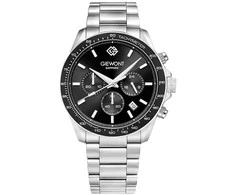 Vyriškas laikrodis Giewont Chronograph Sapphire Sidabrinė Juodas GW3520-B2