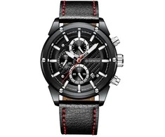 Vyriškas laikrodis Giewont Chronograph Sapphire Juodas GW8810-A1