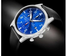Vyriškas laikrodis Giewont Chronograph Sapphire Juodai Mėlyna GW5630-A3