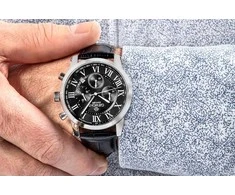 Vyriškas laikrodis Giewont Chronograph Sapphire Sidabrinė Juodas GW6260-A2