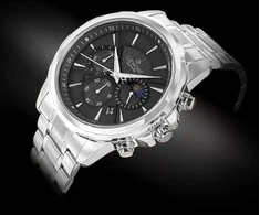 Vyriškas laikrodis Giewont Chronograph Sapphire Sidabrinė GW9460-B2
