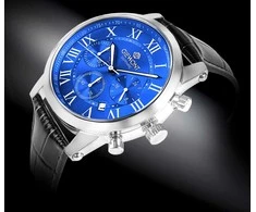 Vyriškas laikrodis Giewont Chronograph Sapphire Sidabrinė Mėlyna GW6260-A4