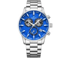 Vyriškas laikrodis Giewont Chronograph Sapphire Sidabrinė Mėlyna GW4580-B3