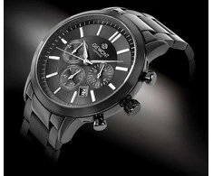 Vyriškas laikrodis Giewont Chronograph safyrinis juodas GW8510-B2