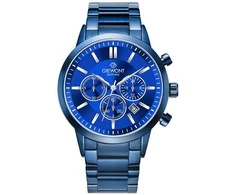 Vyriškas laikrodis Giewont Chronograph safyrinis mėlynas GW8510-B4