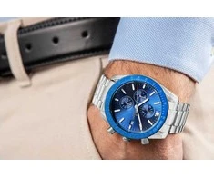 Vyriškas laikrodis Giewont Chronograph Sapphire Sidabrinė Mėlyna GW8720-B3
