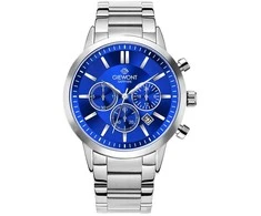 Vyriškas laikrodis Giewont Chronograph Sapphire Sidabrinė Mėlyna GW8510-B3