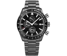 Vyriškas laikrodis Giewont Chronograph Sapphire Juodas GW8720-B1