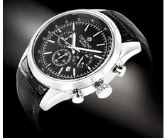 Vyriškas laikrodis Giewont Chronograph Sapphire Sidabrinė Juodas GW7650-A2