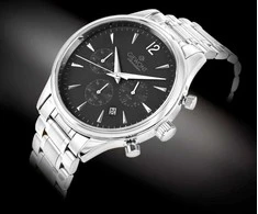 Vyriškas laikrodis Giewont Chronograph Sapphire Sidabrinė GW6310-B2