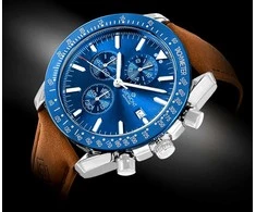 Vyriškas laikrodis Giewont Chronograph Sapphire Ruda Mėlyna GW8720-A2