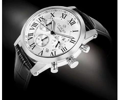 Vyriškas laikrodis Giewont Chronograph Sapphire Sidabrinė GW6260-A1
