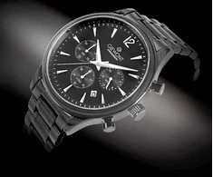 Vyriškas laikrodis Giewont Chronograph Sapphire Juodas GW6310-B1