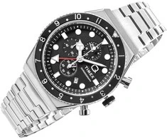 Vyriškas laikrodis TIMEX Q Timex 3-Time Zone Chronograph TW2V69800 + BOX
