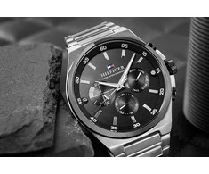 Laikrodis TOMMY HILFIGER DEXTER MEN'S WATCH 1792087 (zf104b) + BOX