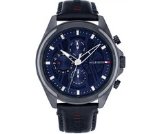 Laikrodis TOMMY HILFIGER 1710655. Kwarcowy, Kolor mėlyna. Mężczyzna.