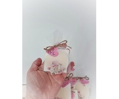 Lifesa Studio Sojų vaško kvapukas, spintos kvapas, tiulo medžiagoj, 6 cm