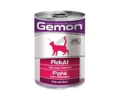 Gemon adult konservuotas paštetas suaugusioms katėms su jautiena 400g