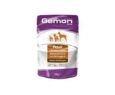 Gemon all breeds adult konservuotas pašaras suaugusiems šunims su žvėrienos gabalėliais 100g