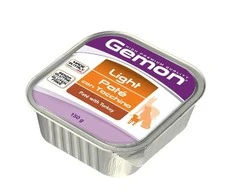 Gemon Light all breeds konservuotas paštetas suaugusiems šunims su kalakutiena 150g