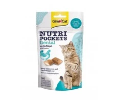 Gimborn GimCat Nutri Pockets Dental skanėstai katėms 60g