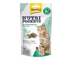 Gimborn GimCat Nutri Pockets su katžolėmis ir multivitaminais 60 g